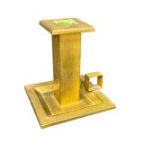 Bradley & Hubbard Art Deco Brass Candle Holder