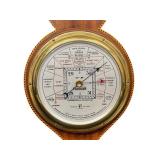 Stormguide Barometer by Short & Mason - Vintage Wood Case with Thermometer, 1920s