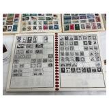 Vintage Stamp Collection - Explorer Stamp Album & Majestic Stamp Album with International Stamps