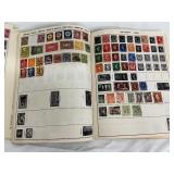 Vintage Stamp Collection - Explorer Stamp Album & Majestic Stamp Album with International Stamps