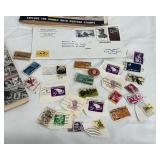 Vintage Stamp Collection - Explorer Stamp Album & Majestic Stamp Album with International Stamps