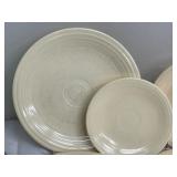 Vintage Fiesta Plates - Genuine Homer Laughlin HLC USA - 3 Dinner Plates, 4 Salad Plates, 5 Bread Plates