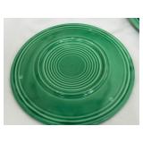 Vintage Fiesta Plates - Genuine Homer Laughlin HLC USA - 3 Dinner Plates, 4 Salad Plates, 5 Bread Plates