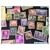 Vintage Postal Stamp Collection - Large Mixed Lot US & International Stamps