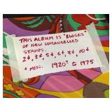 New United States Mint Postage Stamps 1920s-1975