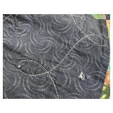 Carolina Quilters Vintage Patchwork Quilt - Machine-Quilted Diamond-Block Design