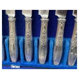 Vintage Silver-Plate 1847 ROGERS Flatware Set - 76-Piece in Case