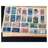 Vintage Partial Stamp Collection - Wide World Stamp Book Album