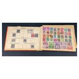Vintage Partial Stamp Collection - Wide World Stamp Book Album