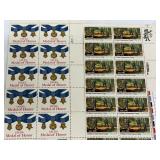 US Stamp Collection Lot - Jazz & Blues Singers, Buffalo Soldiers, AIDS Awareness