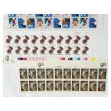 US Christmas New Stamps Lot - Assorted 29¢ Designs on Multiple Sheets