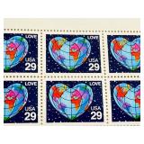 US Christmas New Stamps Lot - Assorted 29¢ Designs on Multiple Sheets