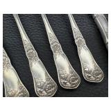 Vintage Reliance Plate Flatware Set - Ornate Silverplate Dinner Forks & Knives