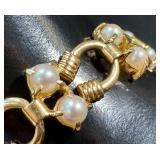 14K Gold Pearl Bracelet