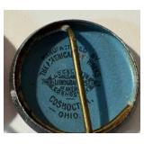 Antique Dawes Coolidge Clubs Campaign Pin-Back & Antique Keep Coolidge Portrait Political Pin-Back / Button