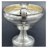 Vintage Sterling Silver Weighted Candlesticks Set of 3 and Sterling Silver Weighted Creamer