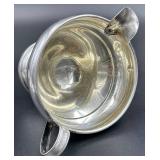 Vintage Sterling Silver Weighted Candlesticks Set of 3 and Sterling Silver Weighted Creamer