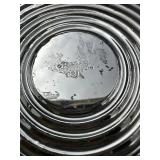 Vintage Sterling Silver Weighted Candlesticks Set of 3 and Sterling Silver Weighted Creamer