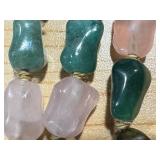 Vintage Beaded Necklace - Vintage Amethyst, Tiger