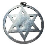 Vintage Star of David Pendant - Sterling Silver