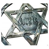Vintage Star of David Pendant - Sterling Silver