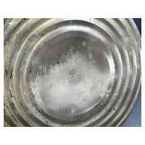 Vintage Sterling Silver Weighted Candlestick Set and Sterling Silver Weighted Glass Lined Salt/Pepper Shakers