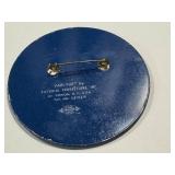 Vintage Vari-Vue LBJ For The USA Pinback Button