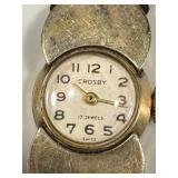 Crosby Vintage Ladies Watch - Swiss Made, 17 Jewels