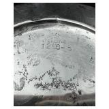 Vintage Sterling Silver Weighted Footed Candy Bowl & 3 Candlesticks