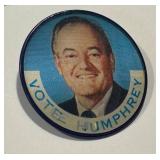 Vintage Johnson-Humphrey Campaign Pin Backs / Buttons including a Vintage Vari Vue Vote Humphrey Pin Back (Vintage 1960s)