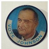 Vintage Johnson-Humphrey Campaign Pin Backs / Buttons including a Vintage Vari Vue Vote Humphrey Pin Back (Vintage 1960s)