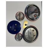 Vintage Johnson-Humphrey Campaign Pin Backs / Buttons including a Vintage Vari Vue Vote Humphrey Pin Back (Vintage 1960s)