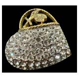 Vintage Butler Shriners Rhinestone Brooch