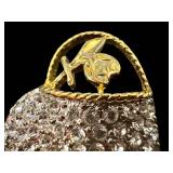 Vintage Butler Shriners Rhinestone Brooch