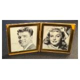 Miniature Movie Star Photo Frame Set - Double Hinged