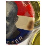 Dwight D. Eisenhower & Adlai Stevenson Presidential Campaign Pins