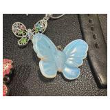 Butterfly-Themed Fashion Jewelry Collection - Vintage Assorted Brooches, Necklaces & Bracelets