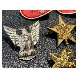 BSA Vintage Be Prepared Pins - Assorted Boy Scout Badges