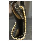 Vintage Pearl Necklace - 14K Clasp, 14-Inch Length