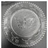Antique Early American Pressed Glass Cup Plates - Lot of 4