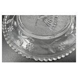 Antique Early American Pressed Glass Cup Plates - Lot of 4