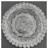 Antique Early American Pressed Glass Cup Plates - Lot of 4