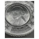 Antique Early American Pressed Glass Cup Plates - Lot of 4