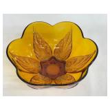 Vintage Anchor Hocking Renaissance Gold Glass Bowl