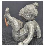 Vintage Hudson Pewter Figurines by Walli Ortman