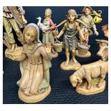 Fontanini Nativity Figurines - Depose Italy 1983 Group with Animals