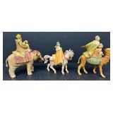 Fontanini Nativity Figures - Depose Italy - 1992 - Set of 3