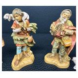 Fontanini Nativity Figurines - Lot of 8 - Italy, 1987-1993 - Including Baby Jesus & Mary Title