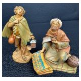 Fontanini Nativity Figures - Italy, Depose, 4-5 in. Tall, 6-Piece Set (1987/1995/1996)