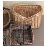 UL - Decorative Wicker Basket Set - 5-Piece